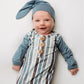 Hendrix | Knot Gown & Hat Set