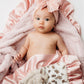 Dusty Pink Snowcat | Luxe Cuddle Blanket