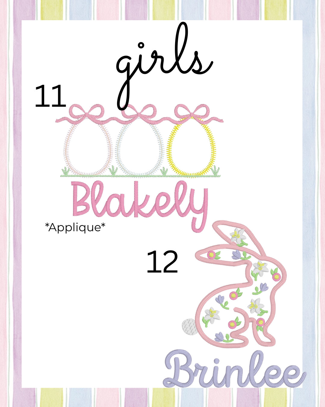 Girls Easter Short Sleeve T-Shirt