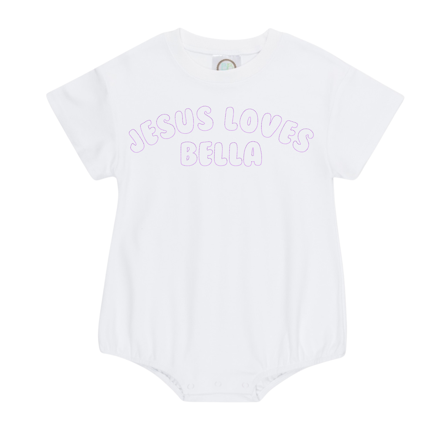 Jesus Loves Me Short Sleeve Unisex Bubble