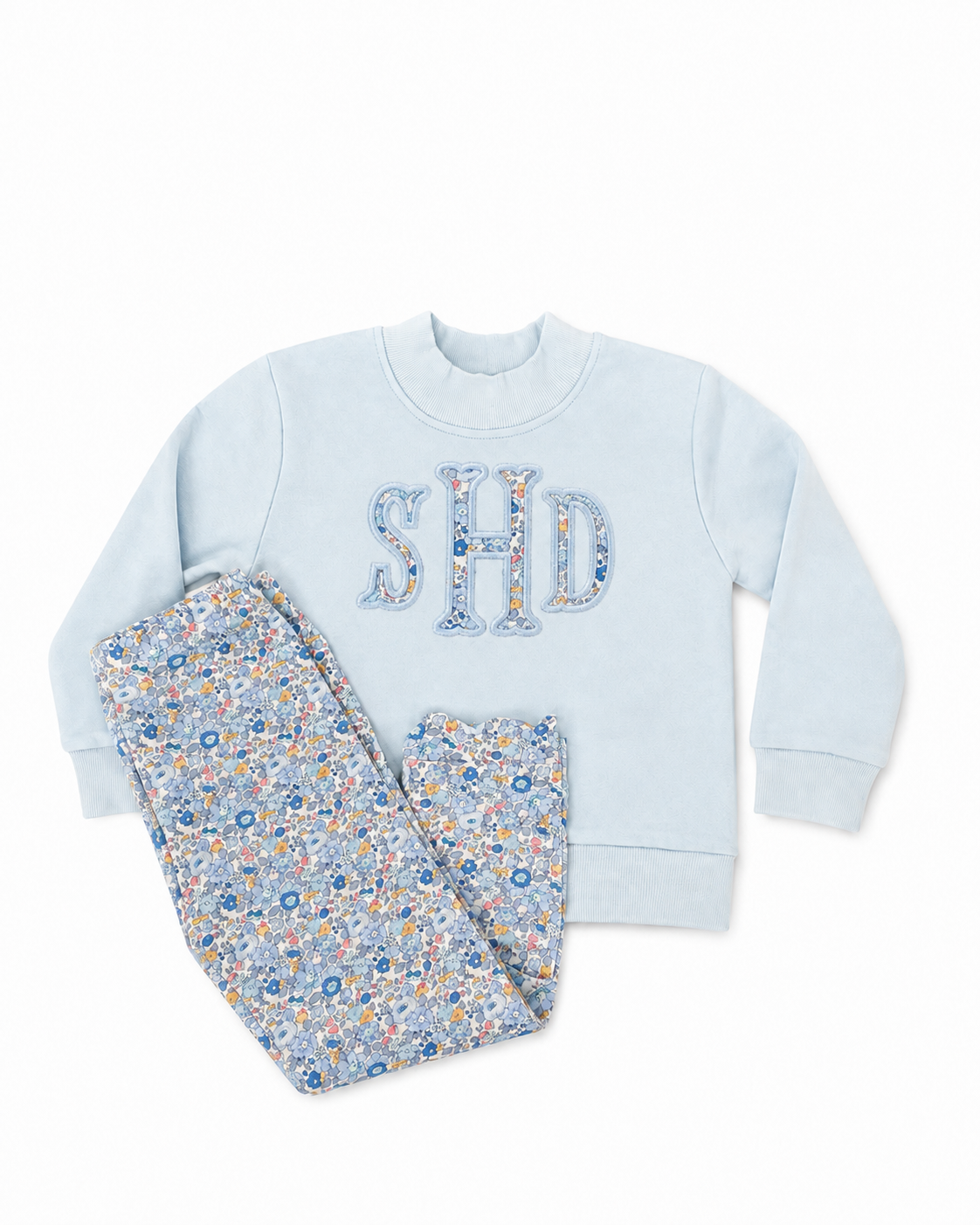 Floral Scalloped Leggings