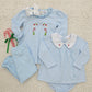 A Classic Christmas Pleat Bloomer Pants Set
