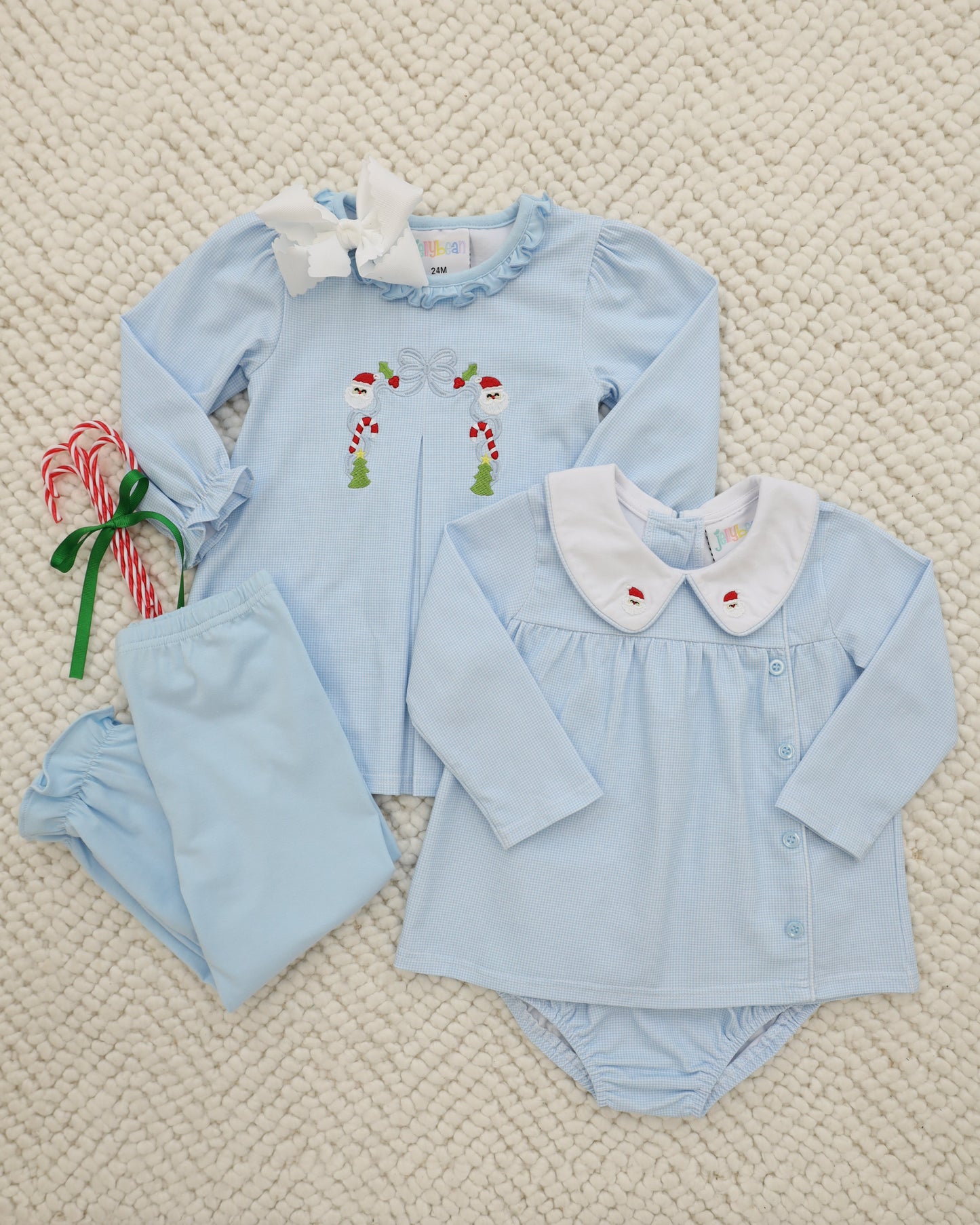 A Classic Christmas Pleat Bloomer Pants Set