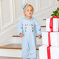 A Classic Christmas Pleat Romper