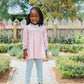 Annie Pants Set- Light Pink/Light Blue