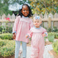 Annie Pants Set- Light Pink/Light Blue