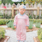 Annie Romper- Light Pink/Light Blue