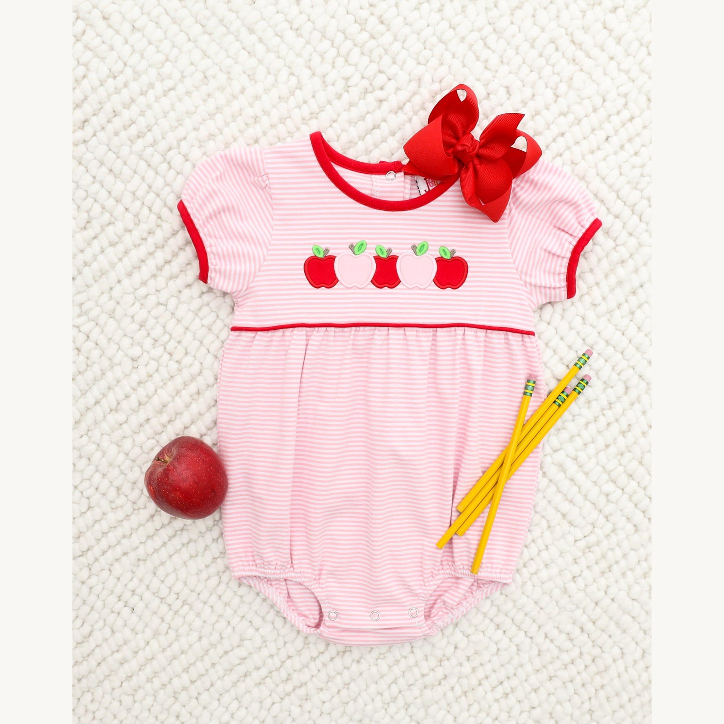 Apple A Day Bubble- Pink