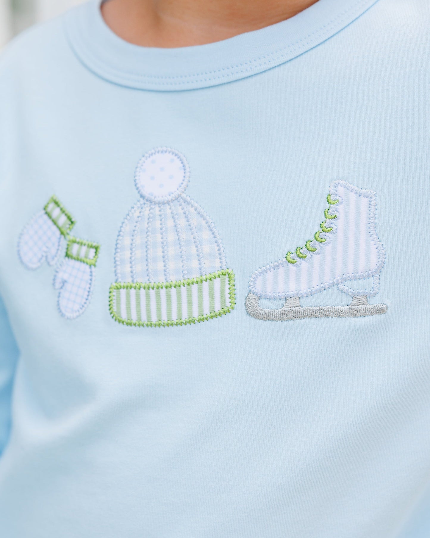 Around The Rink Jogger Set- Light Blue