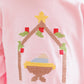 Away In A Manger Ruffle Top