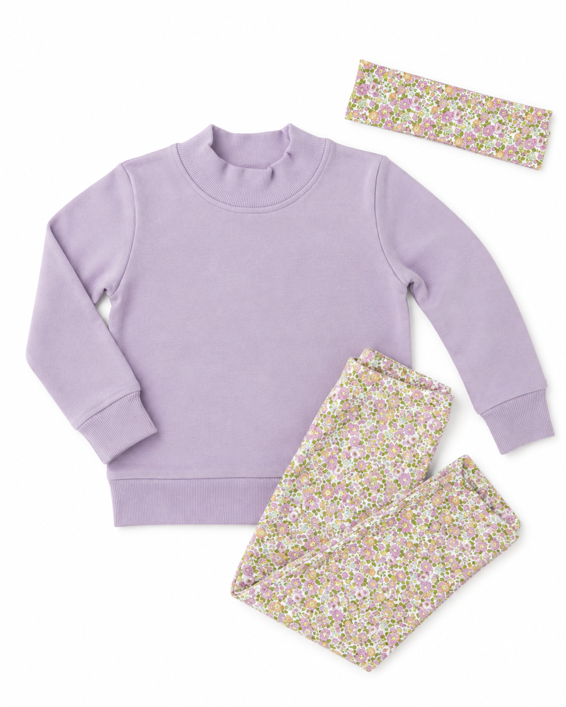 Floral Scalloped Leggings