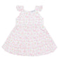 Butterflies Print Ruffle Dress