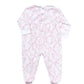 Pink Bears Trellace Smocked Footie