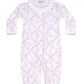 Pink Bears Trellace Baby Converter Gown