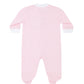 Pink Bubble Zipper Footie