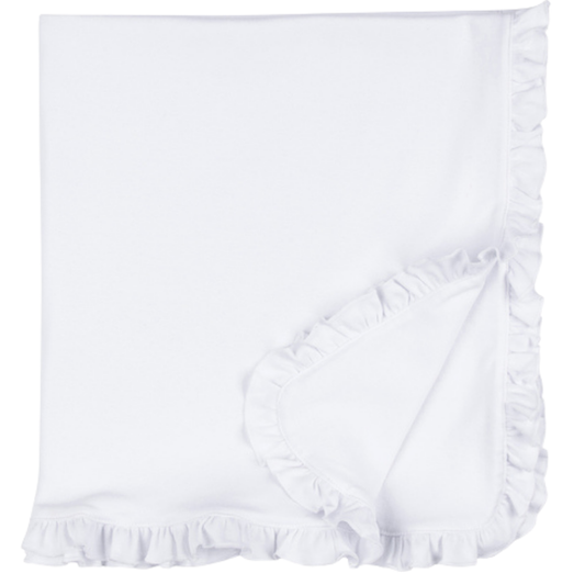 Ruffle Trim Blanket