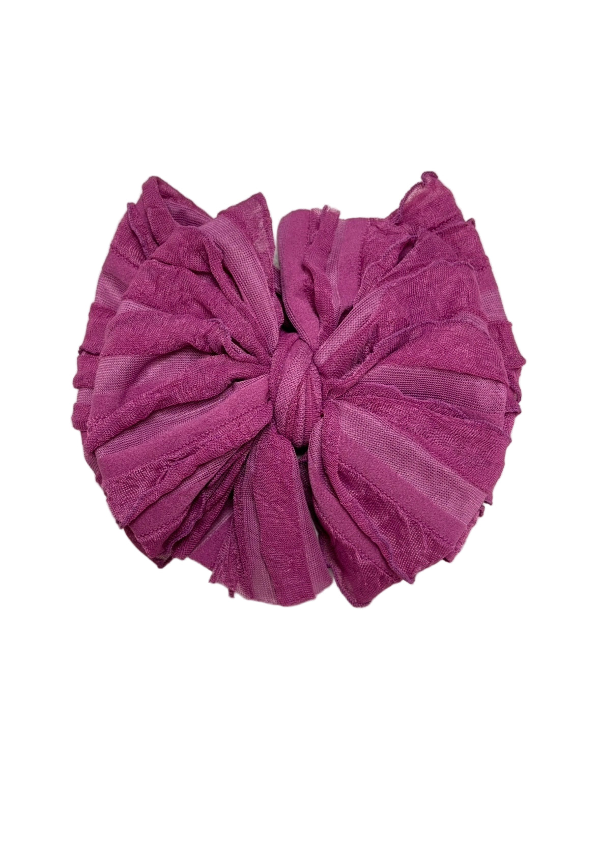 Ruffled Headband | Berry