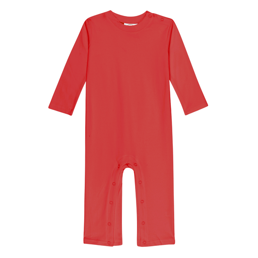 Boys Valentine's Long Sleeve Romper