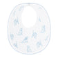 Blue Puppy Love Print Bib