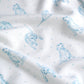 Blue Puppy Love Print Blanket