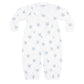 Blue Stars Print Converter Gown