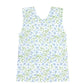 Blue Vines Print Summer Short Set