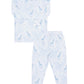 Blue Giraffe Print Pajama