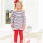Bows & Baubles Christmas Flutter Pants Set