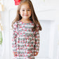Bows & Baubles Christmas Flutter Pants Set