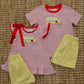 Bus Stop Ruffle Short Set
