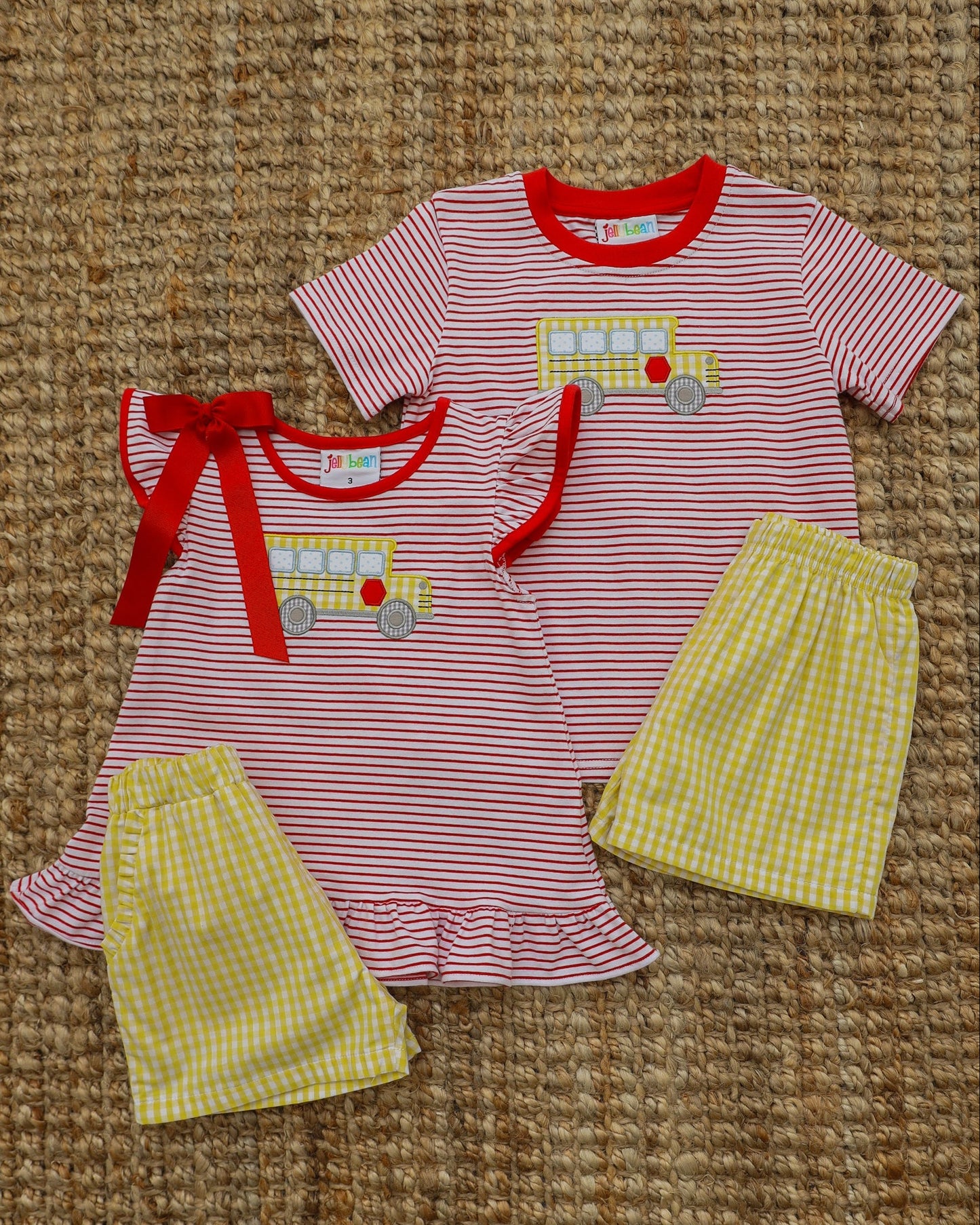 Bus Stop Ruffle Short Set