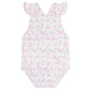 Butterflies Print Ruffle Bubble