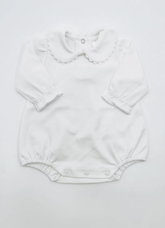 Girls Valentine's Long Sleeve Peter Pan Collar Bubble