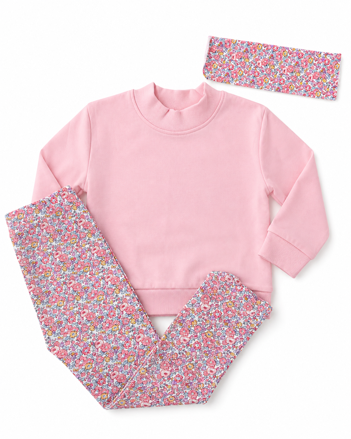 Floral Scalloped Leggings