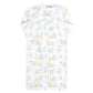 Chicks Print Smocked Gown