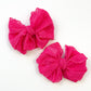 Ruffle Clip | Hot Pink