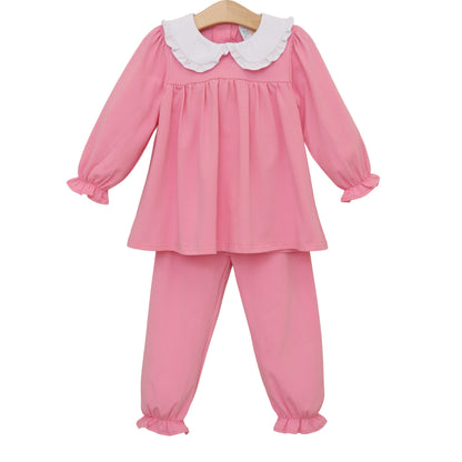 Catherine Bloomer Pants Set- Pink