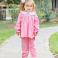 Catherine Bloomer Pants Set- Pink