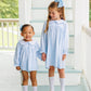 Catherine Diaper Set- Light Blue Windowpane