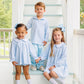 Catherine Dress- Light Blue Windowpane