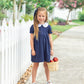 Charlotte Dress- Navy