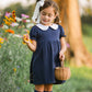 Charlotte Dress- Navy