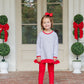 Christmas Candy Stripe Ava Pants Set