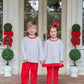 Christmas Candy Stripe Ava Pants Set