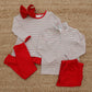 Christmas Candy Stripe Ava Pants Set