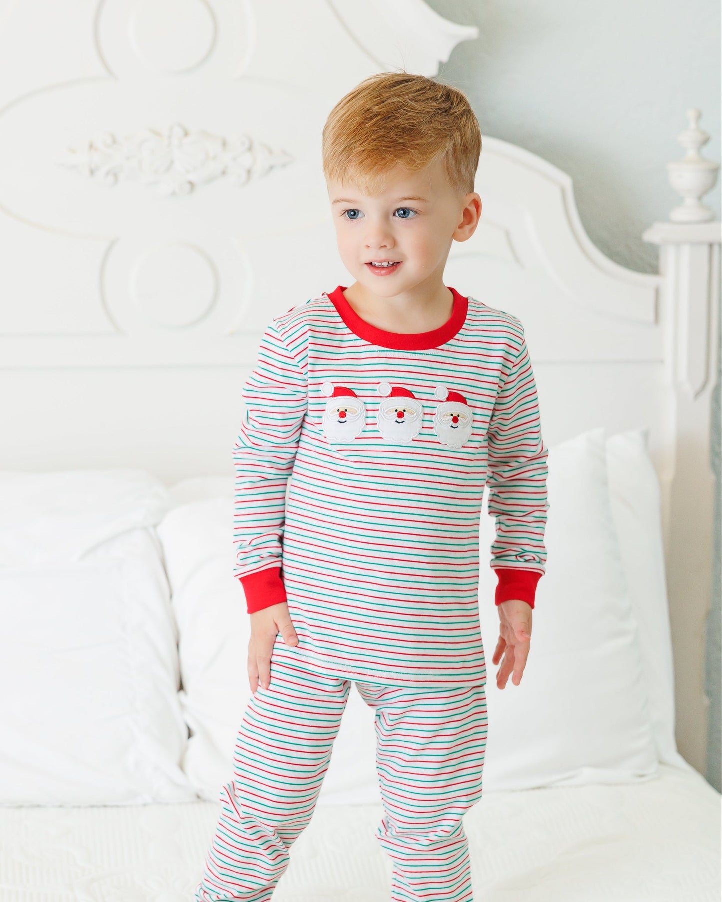 Christmas Candy Stripe Santa Set