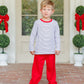 Christmas Candy Stripe Thomas Pants Set