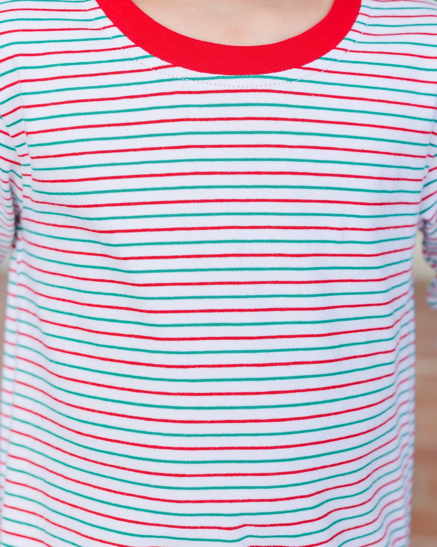 Christmas Candy Stripe Thomas Pants Set