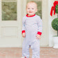 Christmas Candy Stripe Thomas Romper