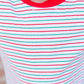 Christmas Candy Stripe Thomas Romper